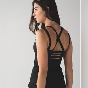 lululemon athletica Happy Strappy Tank Black Size 4